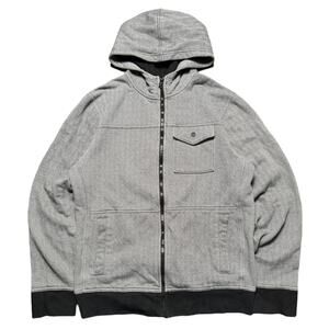 Vintage Y2K I Hawk Tony Hawk Full Zip Hoodie Black White Mens M Skater